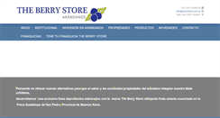 Desktop Screenshot of berrystore.com.ar