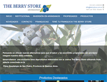Tablet Screenshot of berrystore.com.ar